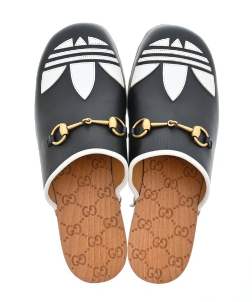 GUCCI（グッチ）サンダル 黒 サイズ:UK8(26.5cm位) メンズ