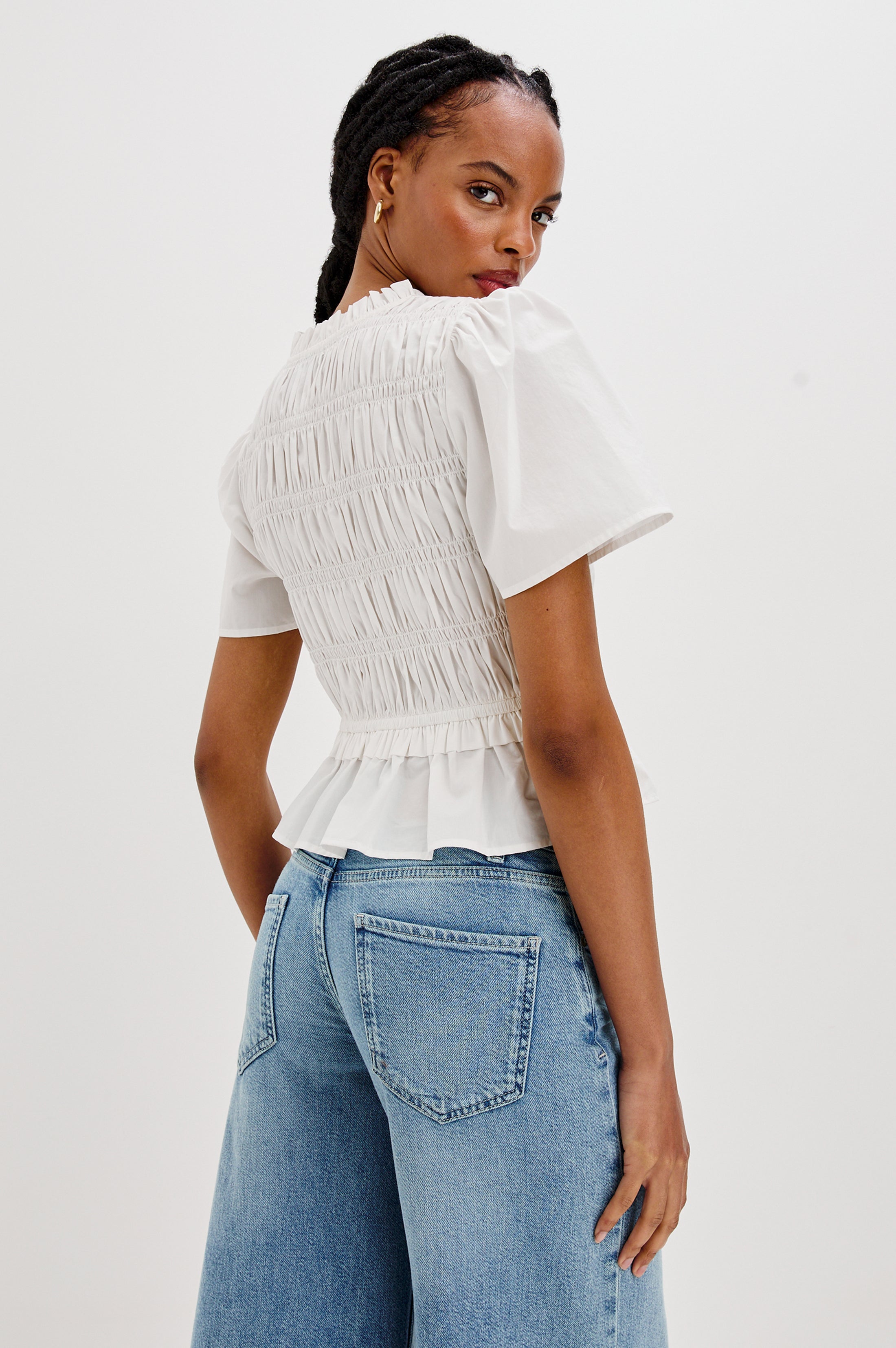 PORTIA TOP - WHITE – Rails
