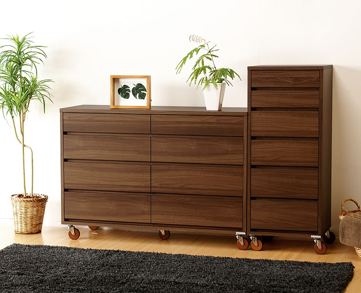 送料込み ウォルナット調チェスト　棚　収納家具　美品 楽天市場】ウォールナット チェストの通販