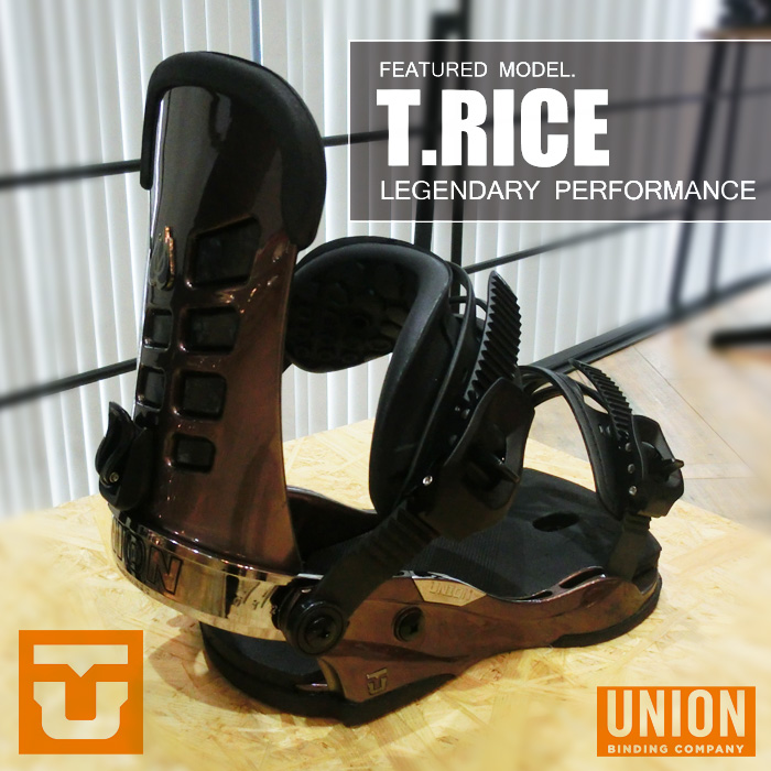 16-17 モデル UNION BINDING T.RICE トラビスライス METALLIC BLACK