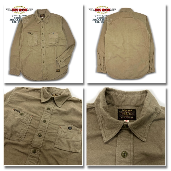 TOYS McCOY ネルシャツ No.TMS2307 