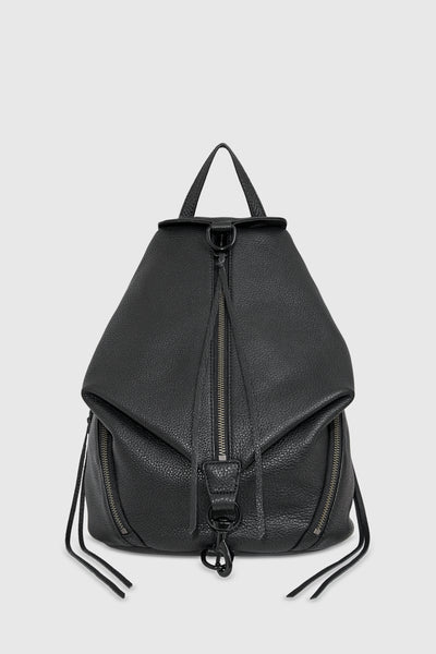 Julian Backpack - Black Leather - Rebecca Minkoff