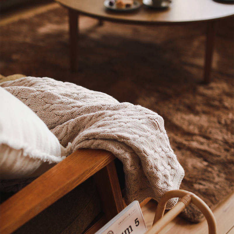 洗える+高反発 2層構造 マイクロファイバーラグマット colette 四角形