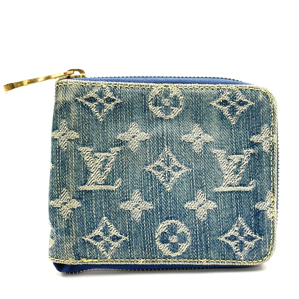 LOUIS VUITTON ルイヴィトン モノグラムデニム ミニジッピー