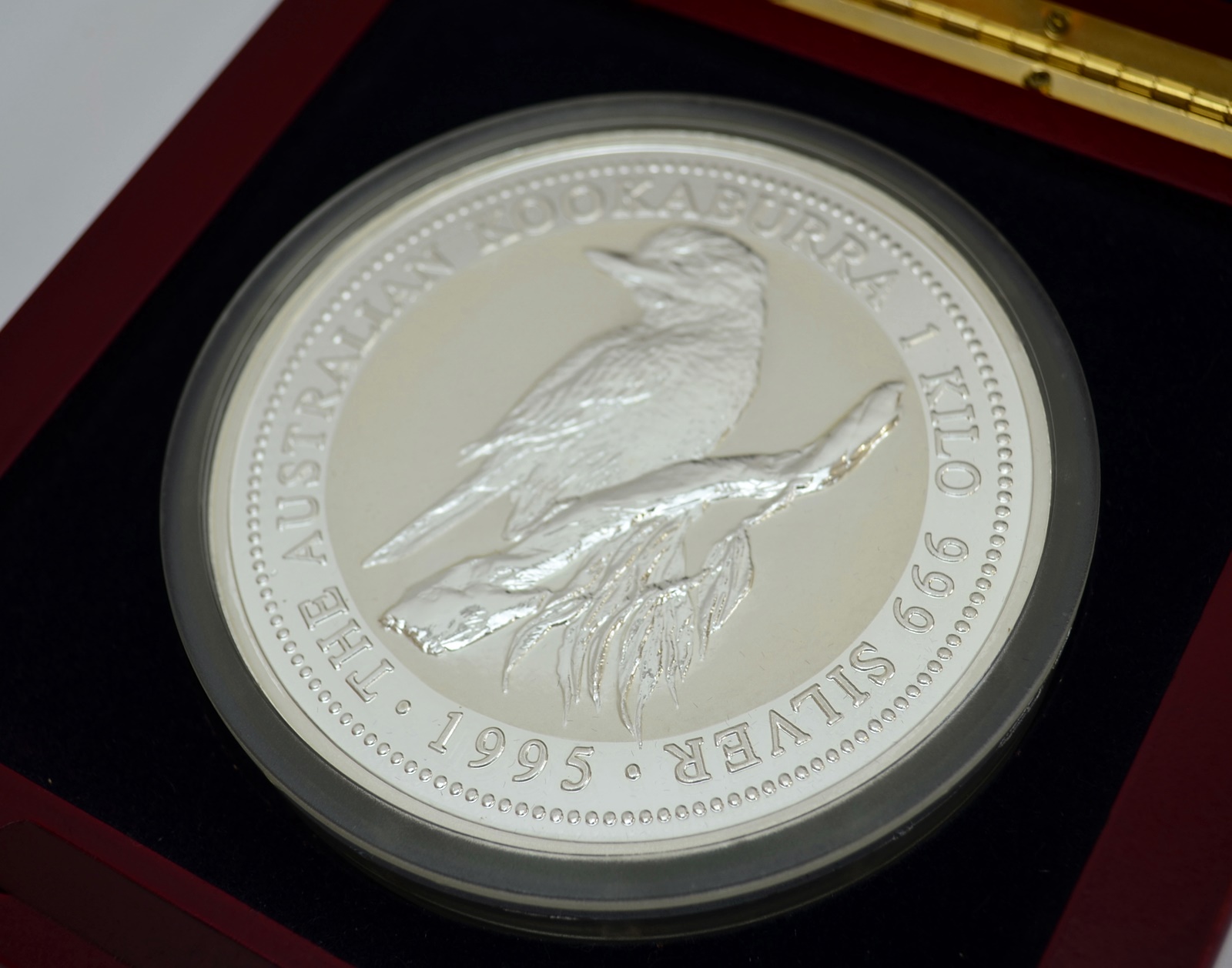 オーストラリア超大型銀貨 30ドル銀貨 1kg(キロ) 純銀 カワセミ 1995年