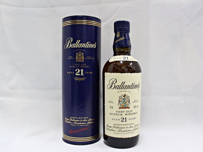 Ballantine's 21年 700ml 43%を買取しました！ - リサイクル＆買取専門