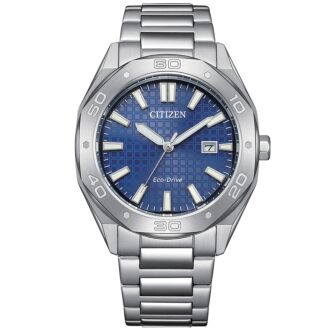 BUY Citizen Eco-Drive Orange Dial 100M Stainless Steel Watch