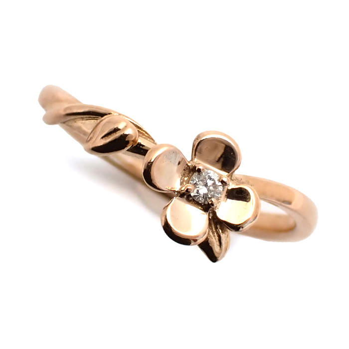 スタージュエリー(STAR JEWELRY) K18PG ダイヤモンドリング 指輪