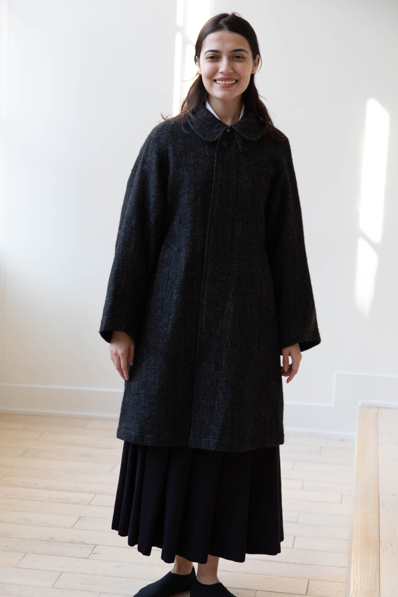 rennes — Arts & Science | Balmacaan in Wool Linen Milled