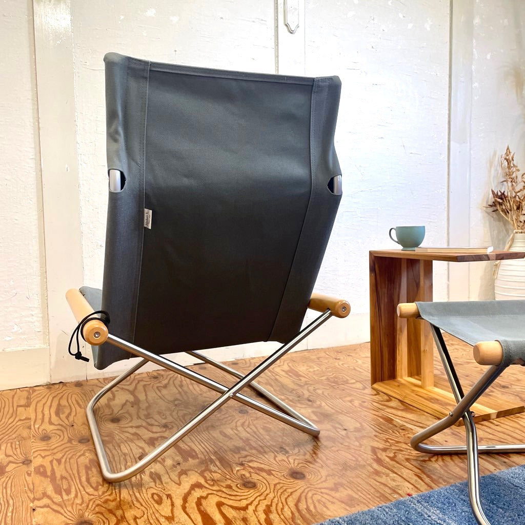 ニーチェア / Nychair X オットマン付き グレー 新居 猛 中古