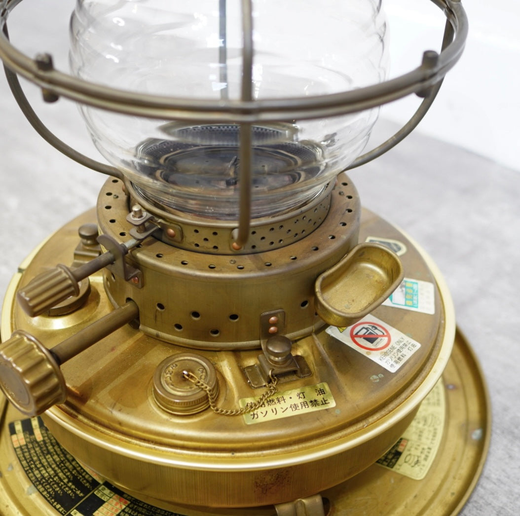 ニッセン / 日本船燈 ストーブ IS-3 ゴールドフレーム レトロ 暖房器具