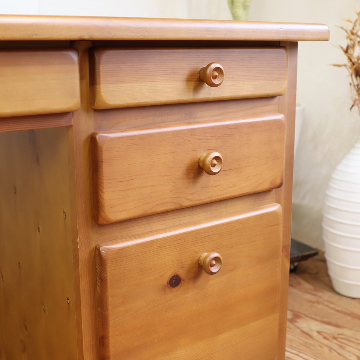 コスガ / KOSUGA プロヴァンス / PROVENCE 片袖デスク 机 パイン材