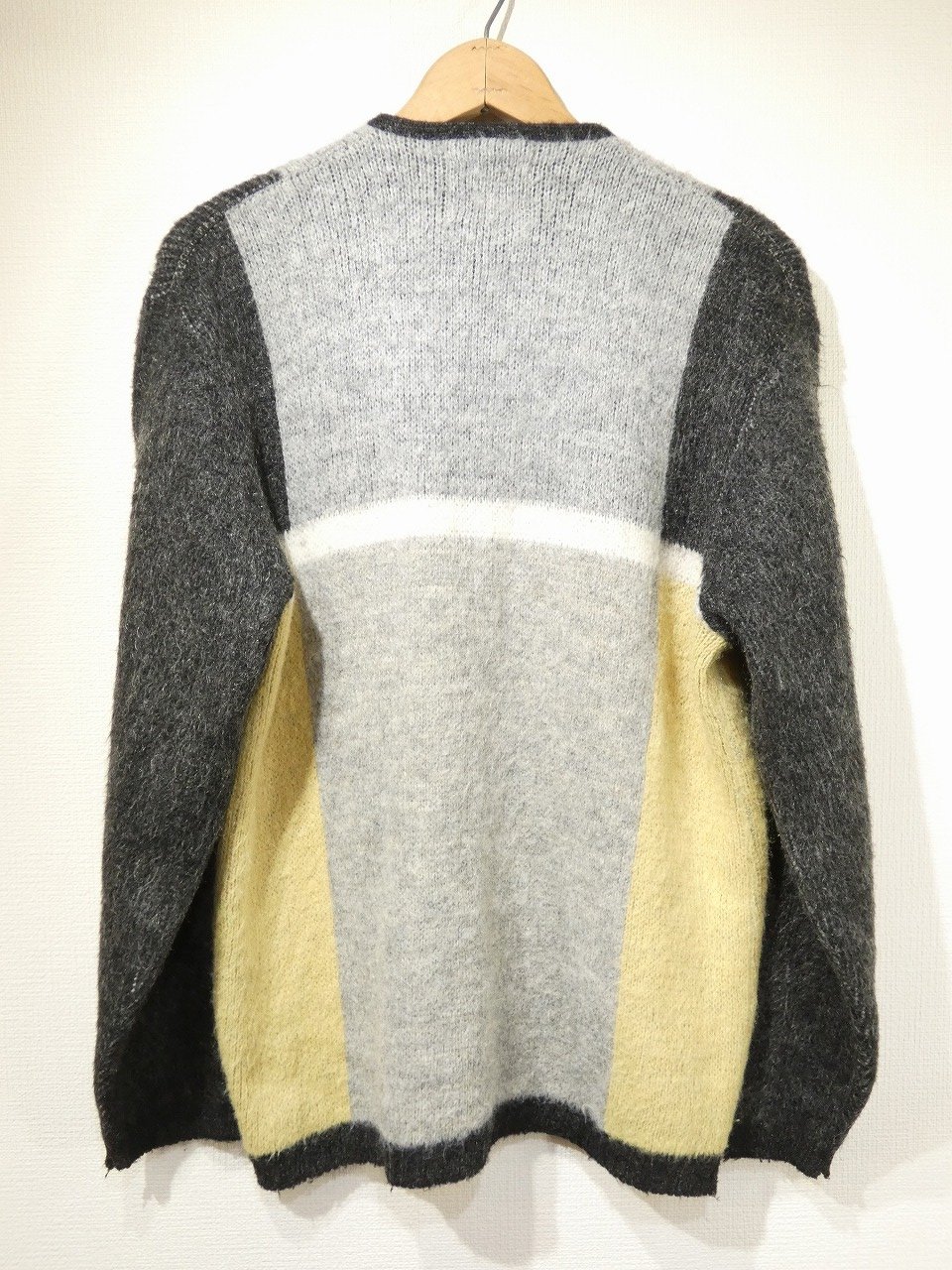 60s Kandahar DELUXE PANEL DESIGN MOHAIR CARDIGAN - RICUR