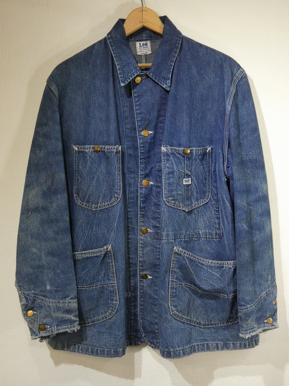 50s Lee 91-J DENIM CHORE JACKET COVERALL - RICUR