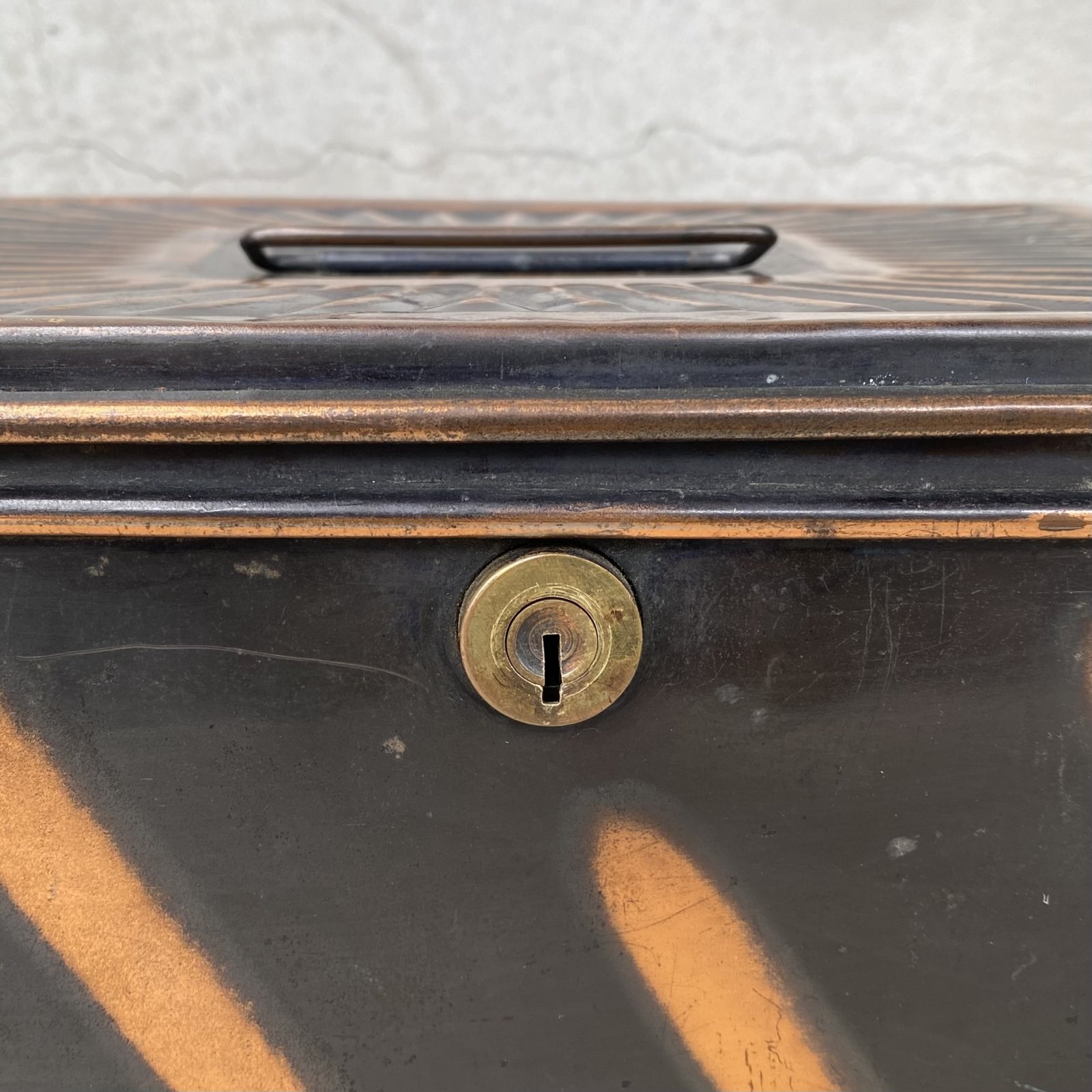 VINTAGE ANTIQUE JAPANNED BOX ヴィンテージ アンティーク ジャパンド