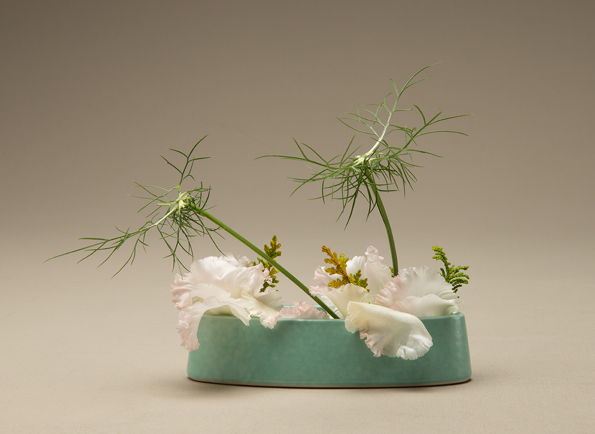 大きめ舟形花器 花器 舟形 池坊好み 池坊花器