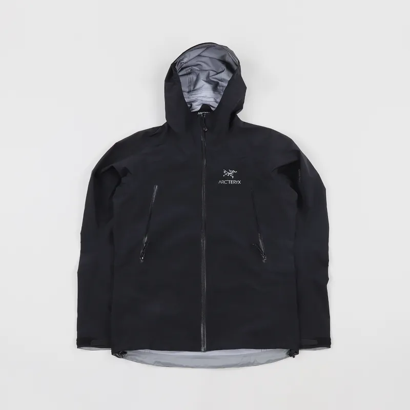 Arcteryx Lightweight Gore-Tex Waterproof Zeta LT Jacket Black