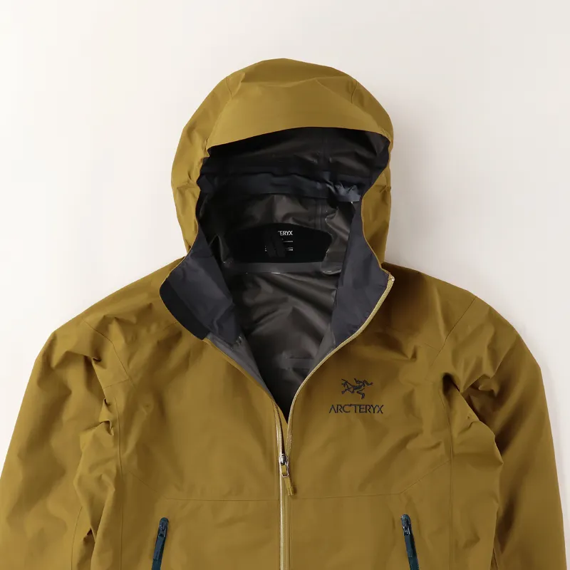 Arcteryx Mens GORE-TEX Waterproof Zeta SL Jacket Yukon Brown