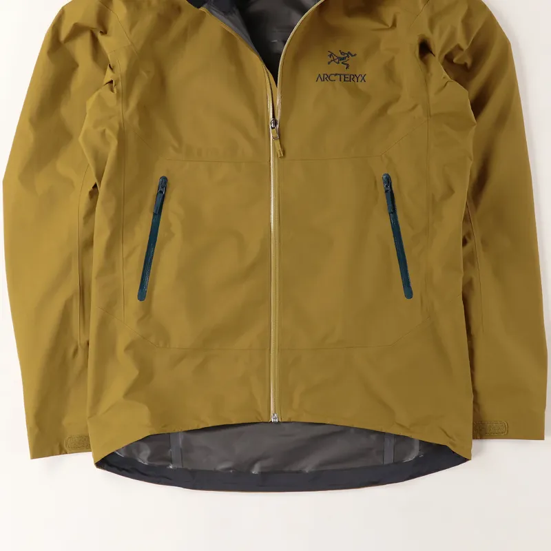 Arcteryx Mens GORE-TEX Waterproof Zeta SL Jacket Yukon Brown
