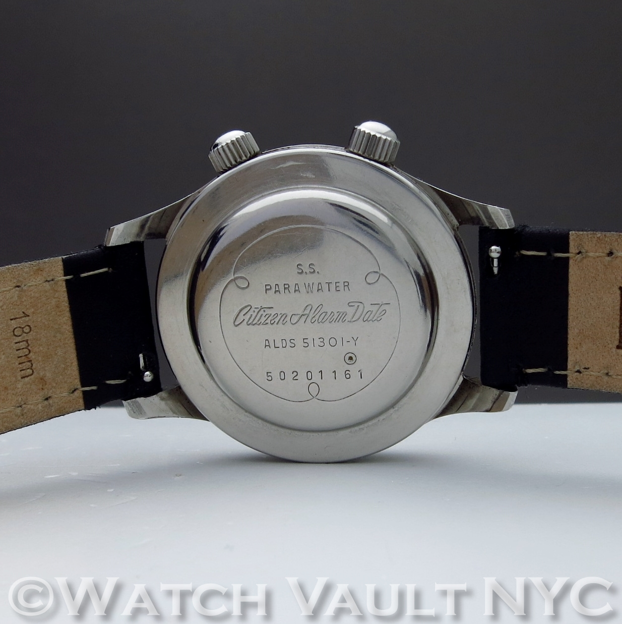 Citizen Alarm Date ALDS51301-Y 37mm Manual-QC102