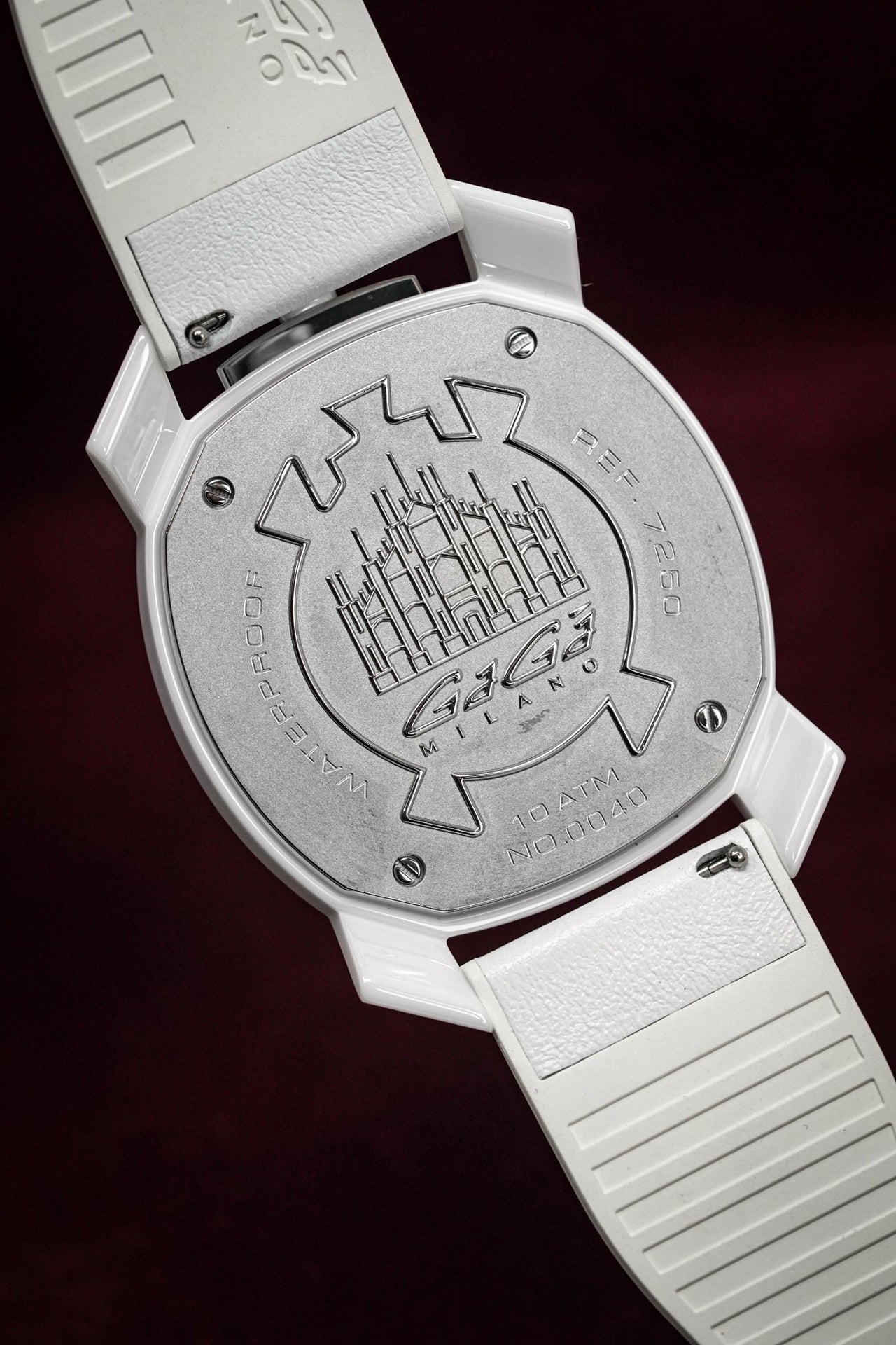 Gaga Milano Watch Frame_One White Ceramic – Watches & Crystals