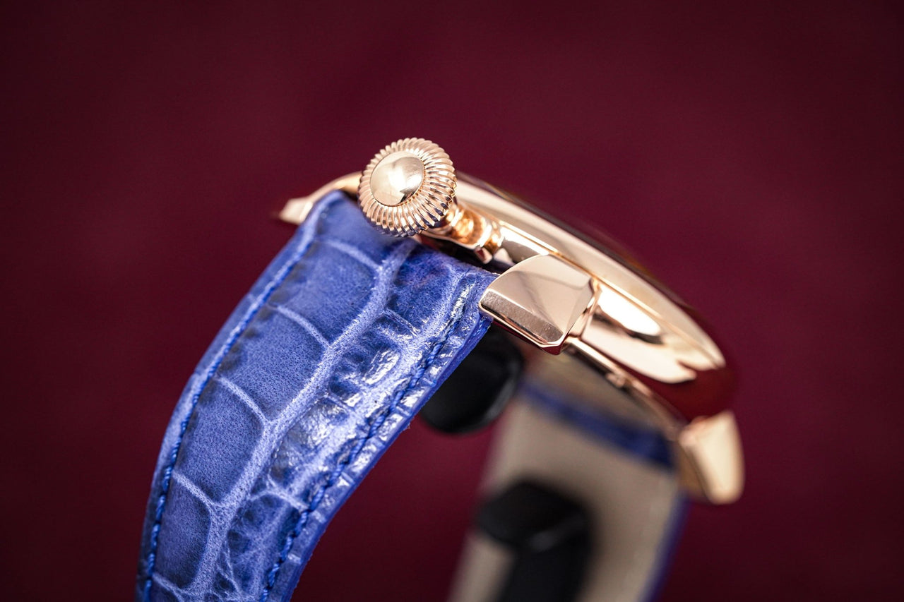 GaGà Milano Watch Manuale 48MM Stars Rose Gold Blue – Watches