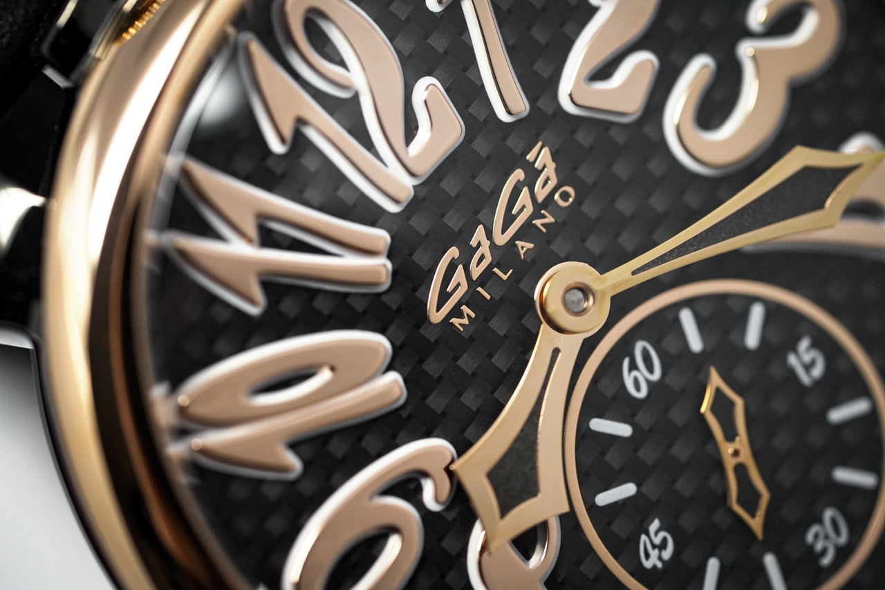 GaGà Milano Watch Manuale 48MM Special Edition Black PVD – Watches