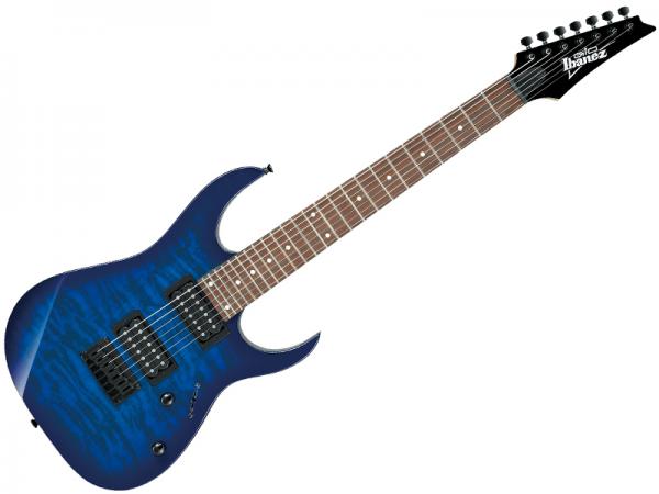 Ibanez アイバニーズ GRG7221QA TBB【 7弦 エレキギター 入門 に