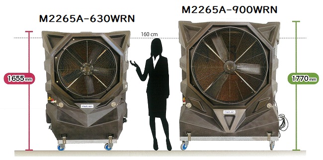 大風量大型冷風機/M2265A-900WRN | シロ産業 |