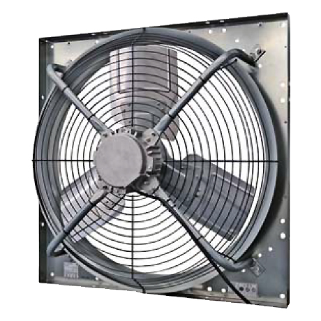 防塵防水大型有圧換気扇（80cm）後ガード付/M1357H-80ETFG-50S | シロ