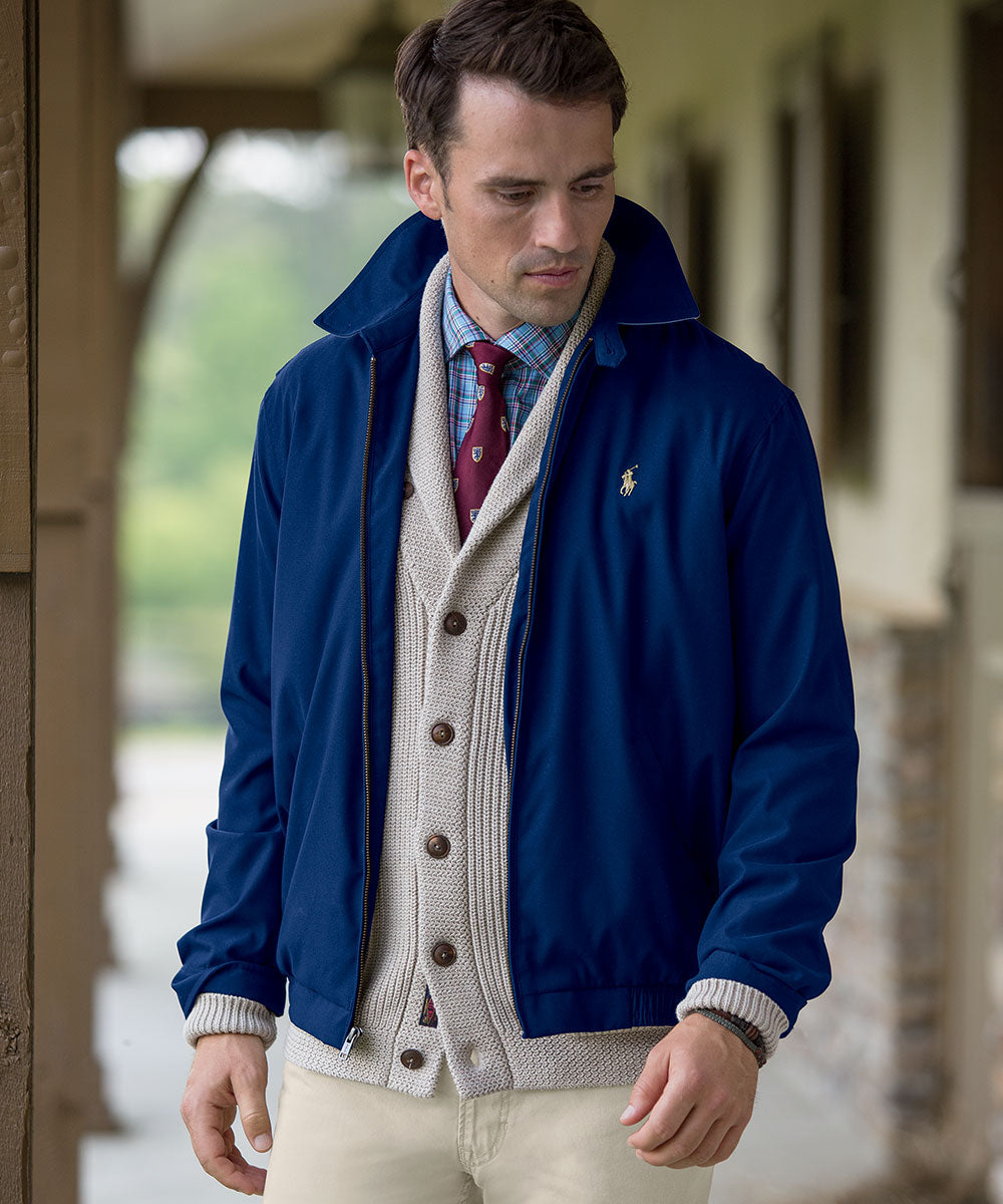 Polo Ralph Lauren Big & Tall Microfiber Full-Zip Waist-Length