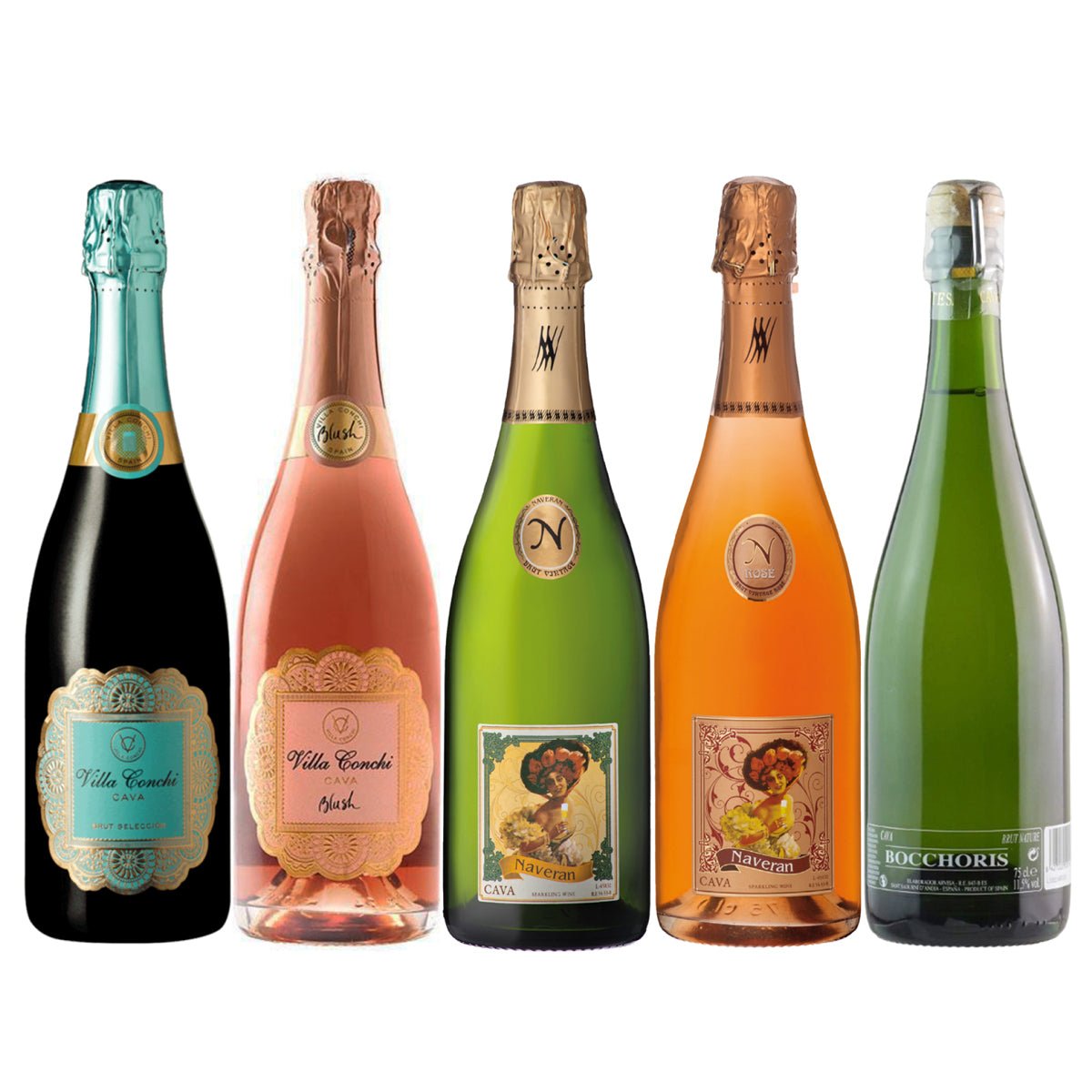 スペイン産高品質スパークリングワイン カヴァ5本セット – 恵比寿
