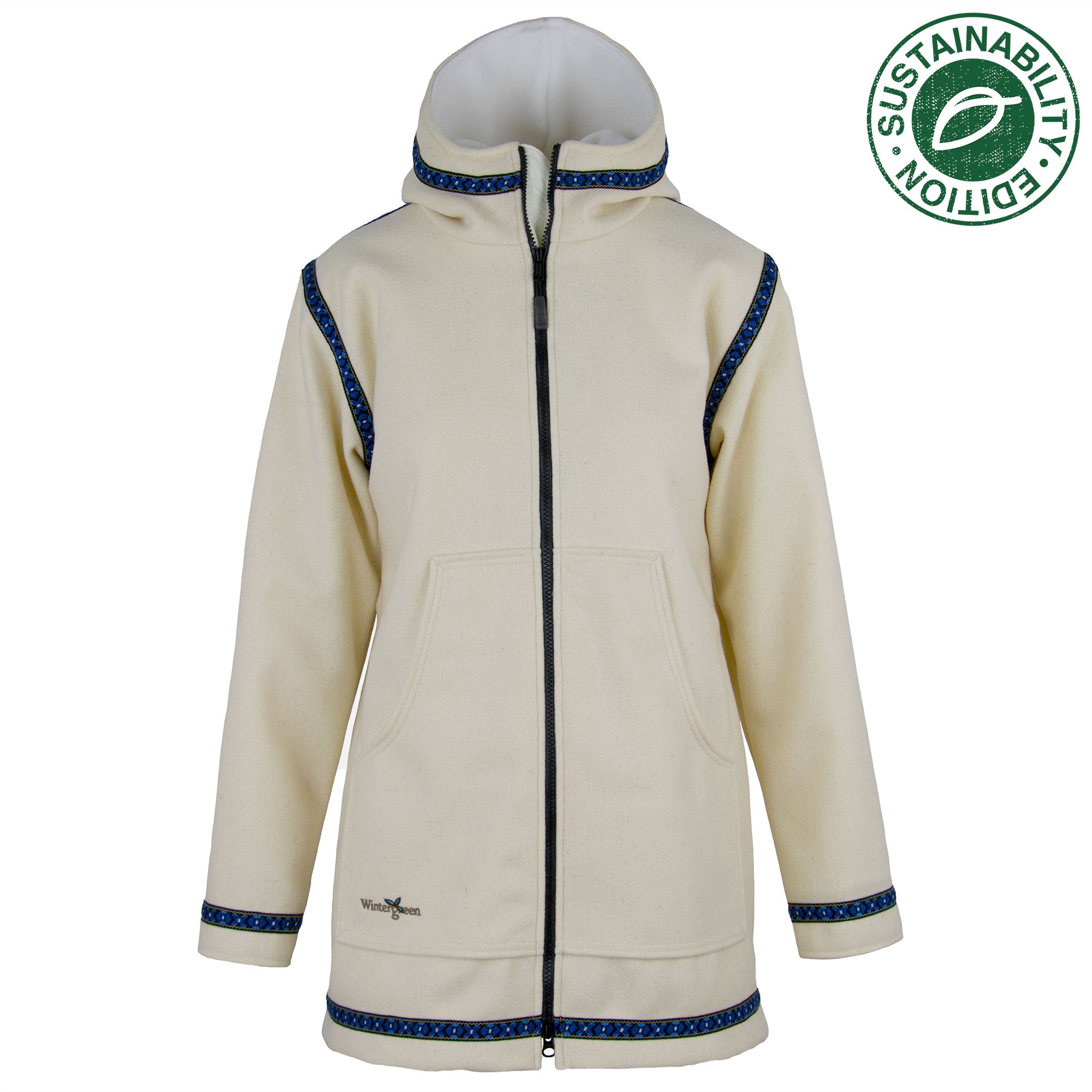 Sustainability Wool Northwind Coat-Made in Ely, MN.