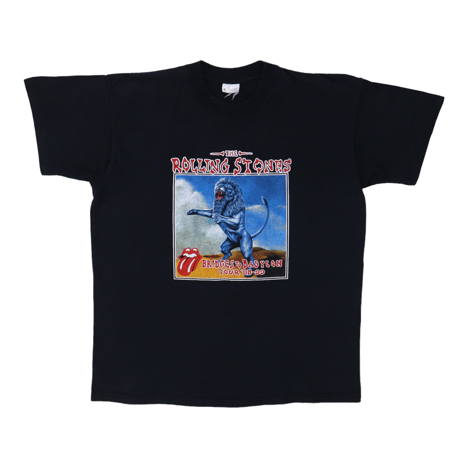 Original vintage 1998 Rolling Stones Bridges To Babylon Tour Shirt