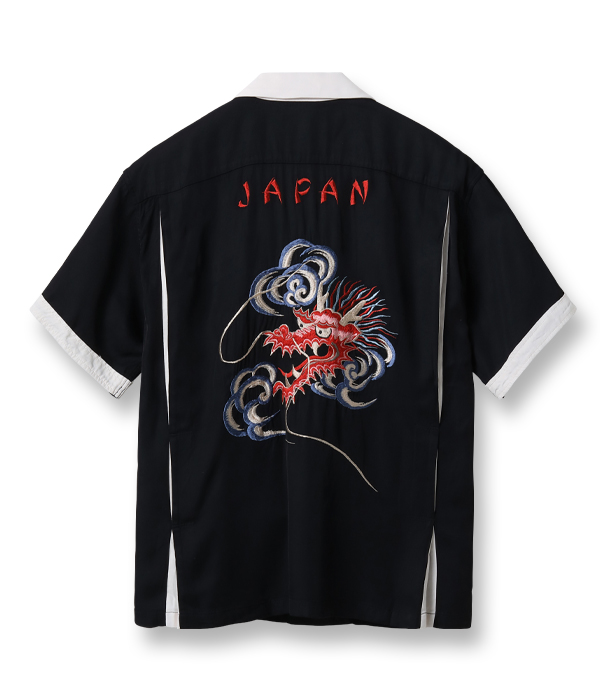 Lot No. TT39102 / SUKA BOWLING SHIRT “DRAGON HEAD” - TAILOR TOYO