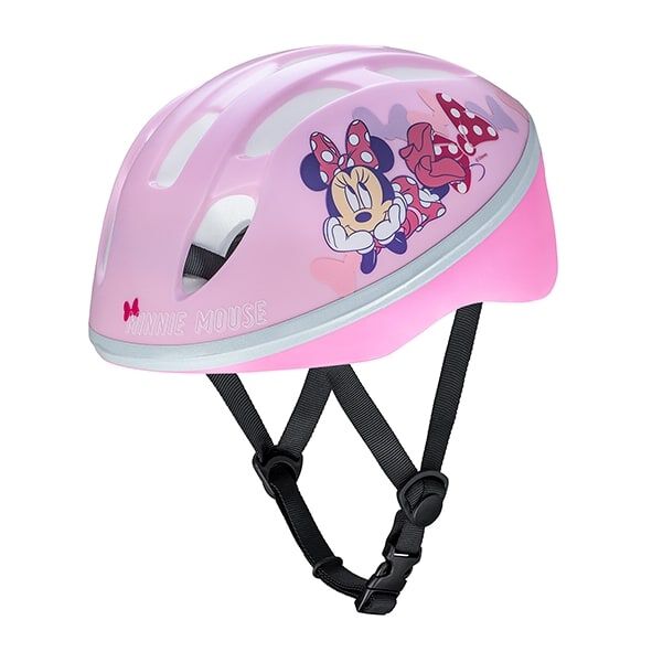 ミニーマウス ポルカドット キッズヘルメット（53～57cm）子供用