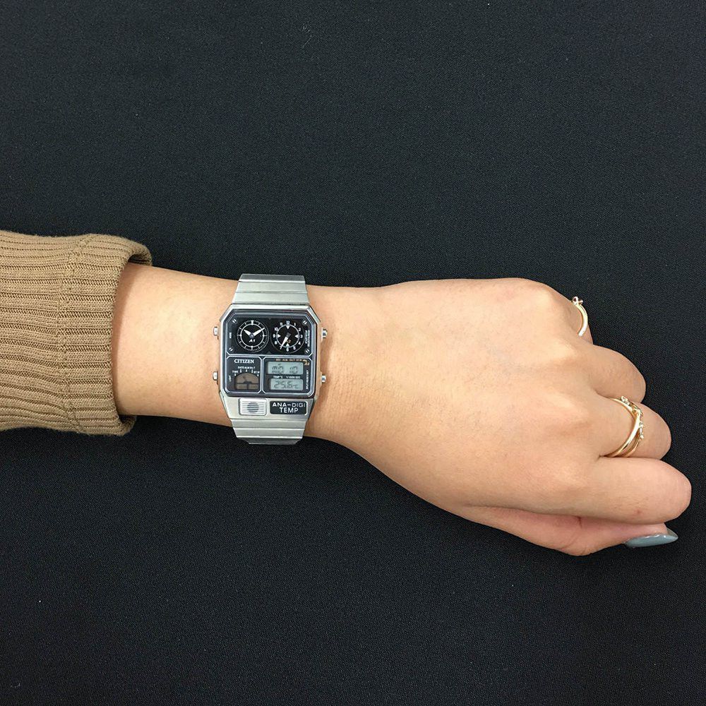 CITIZEN RECORD LABEL ANA-DIGI TEMP JG2101-78E シチズン レコード