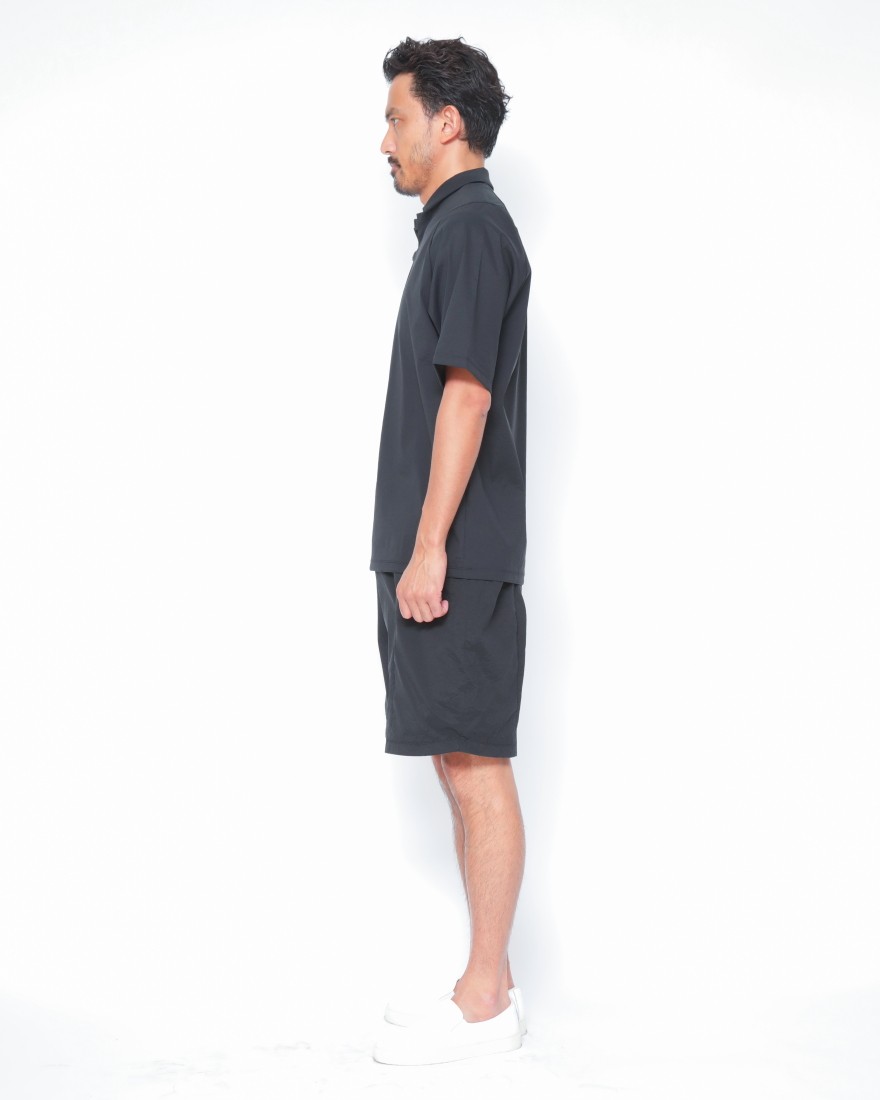 ナイロンストレッチ ポロシャツ【CAPSULESNAP POLO SHIRT AQ