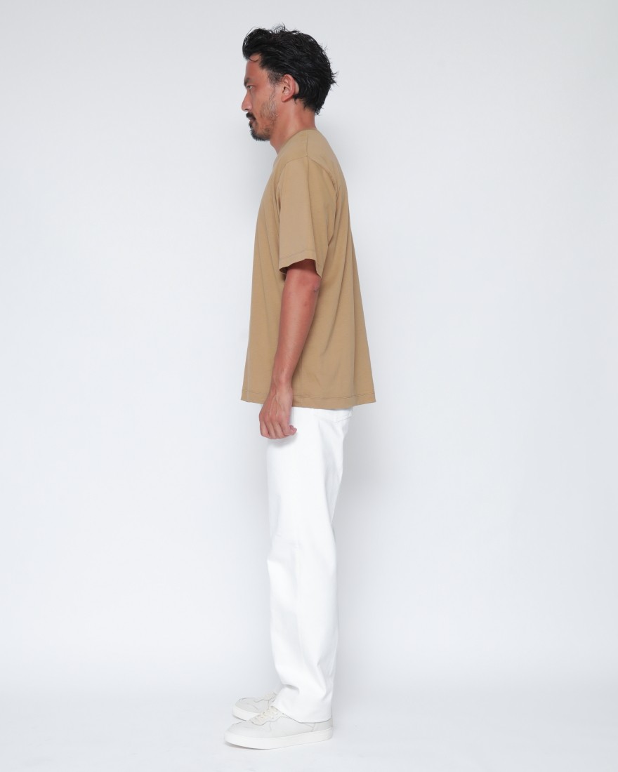 サンデッドジャージ モダンフィット クルーネック Tシャツ【Sanded