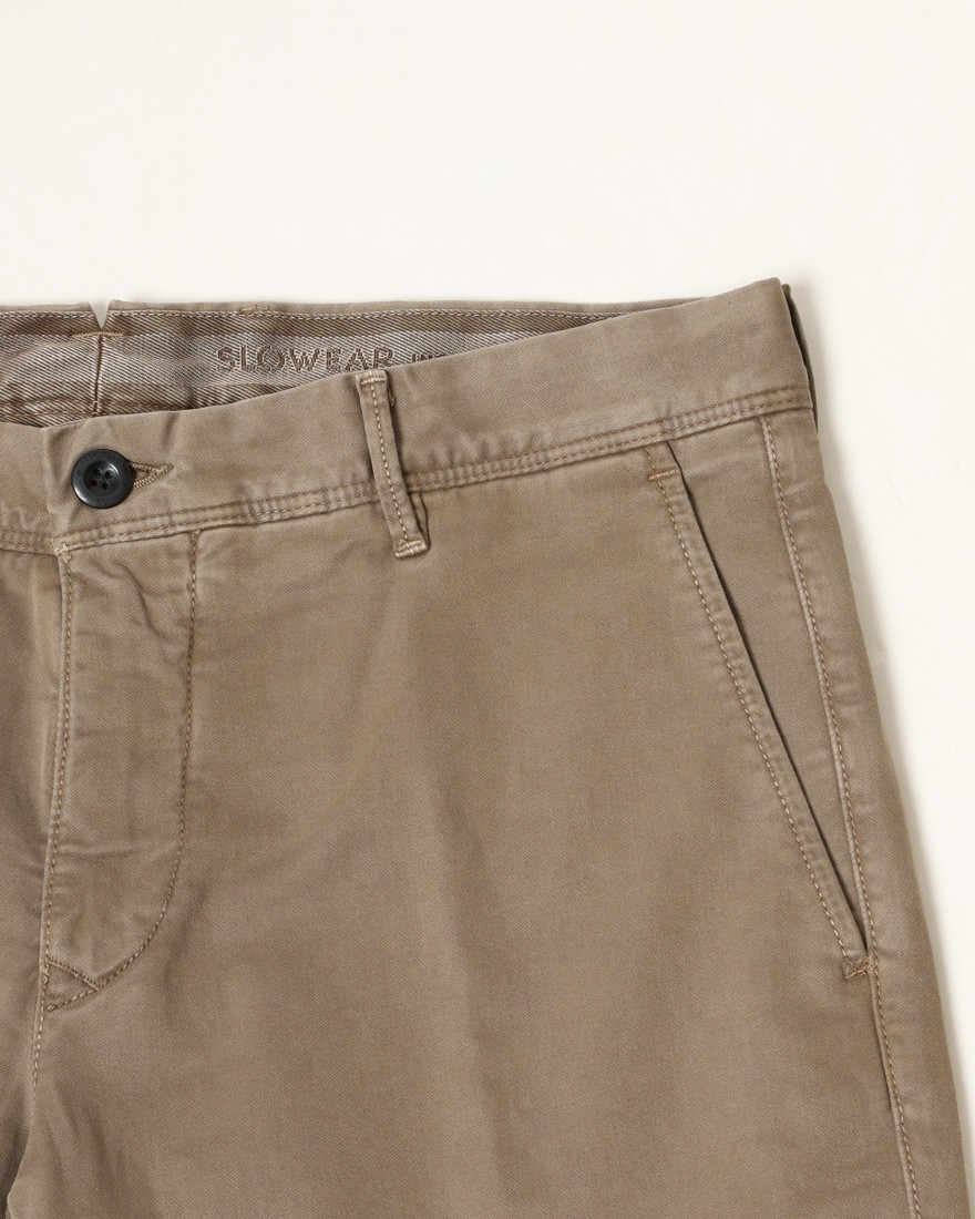 サテンスウェットパンツ【SLACKS/100 SLIM FIT】｜INCOTEX（インコ