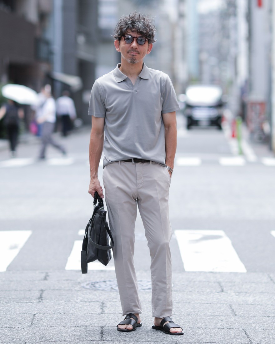 Hデザイン レザーサンダル【LU04】｜L/UCCA（ルッカ）｜TOKYOlife