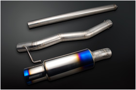 EXPREME Ti TITANIUM MUFFLER for EVO7-9 4G63 JAPANESE BUMPER