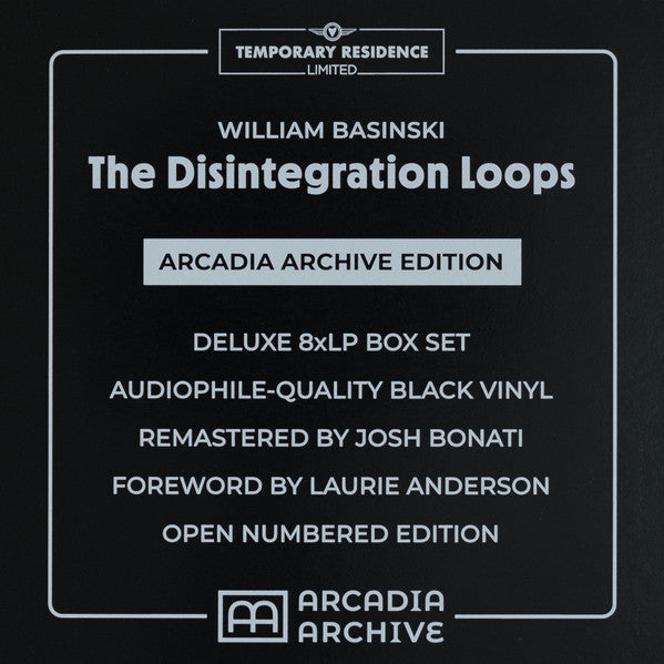 Buy William Basinski : The Disintegration Loops (Arcadia Archive