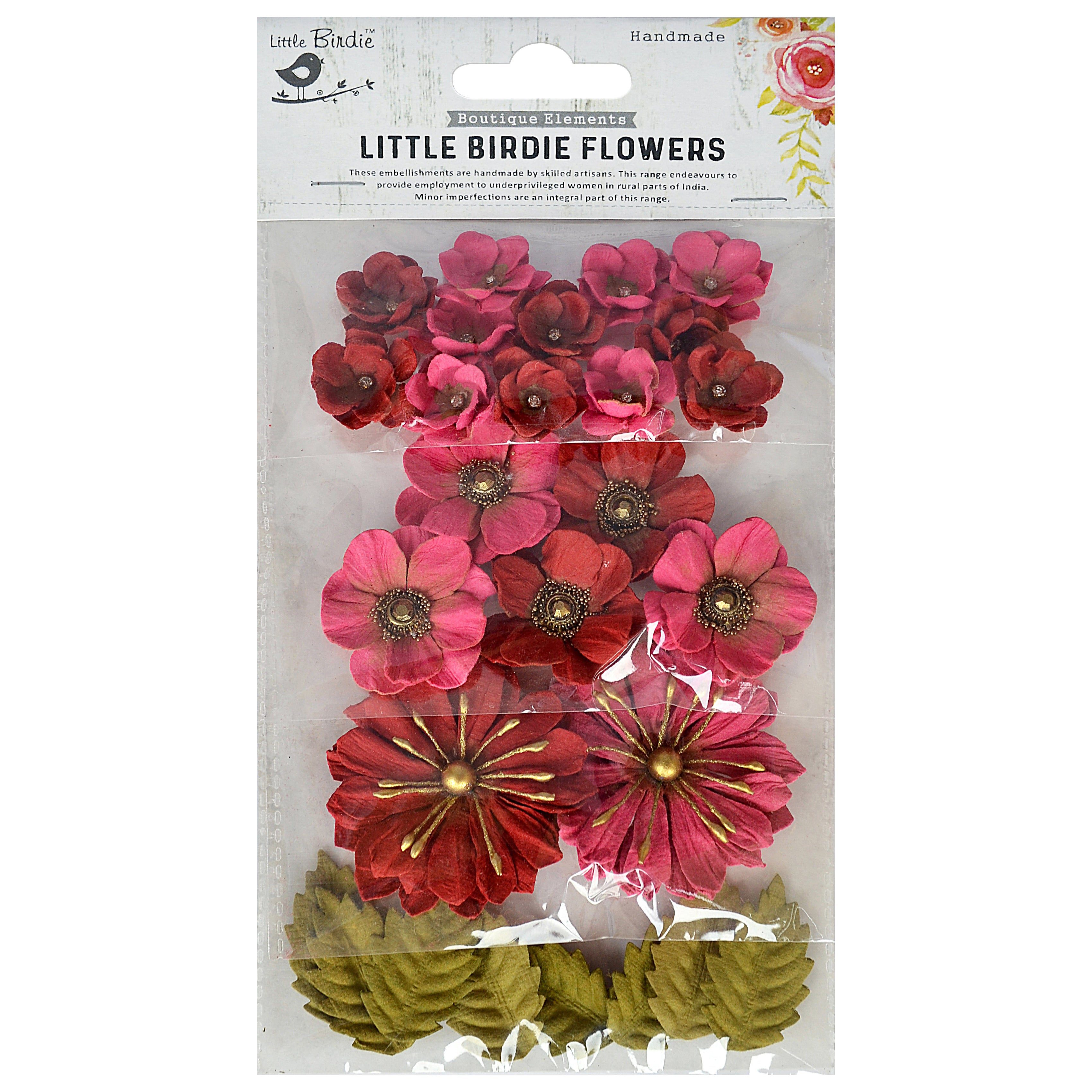Renae Mixed Jeweled Paper Flowers from Little Birdie – Tonic