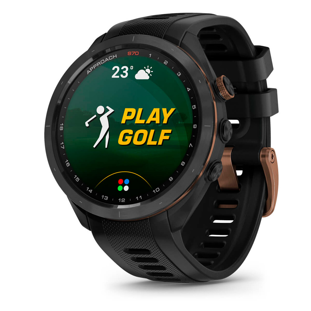 Garmin ガーミン Approach S70 47mm ブラック ブロンズ エディション