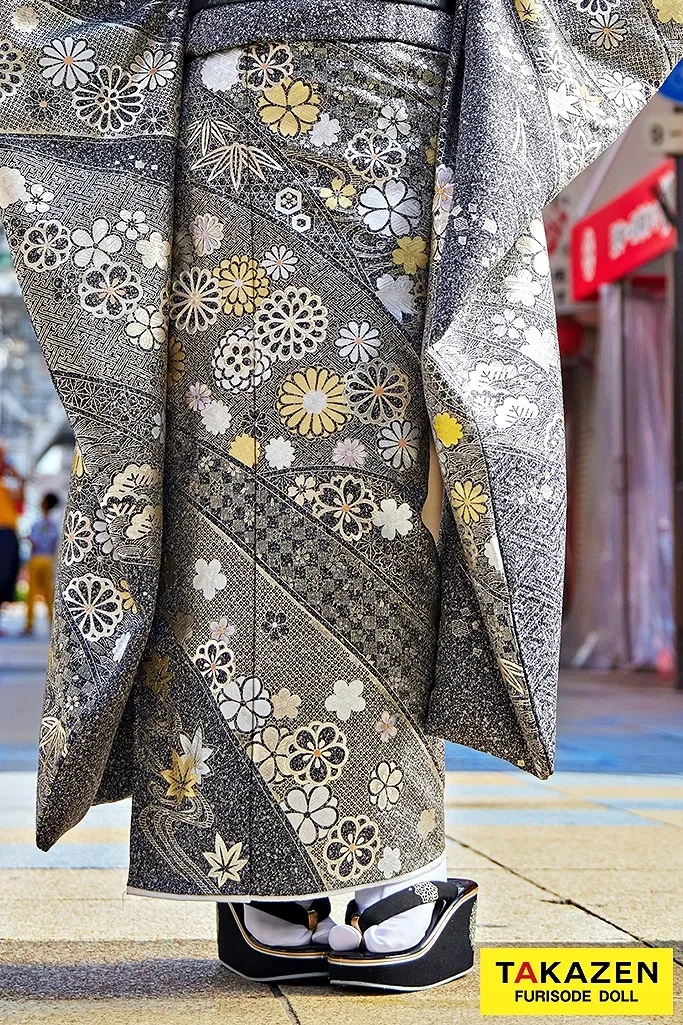 ヴィンテージスタイル グレー 印伝 大人っぽい かっこいい シック