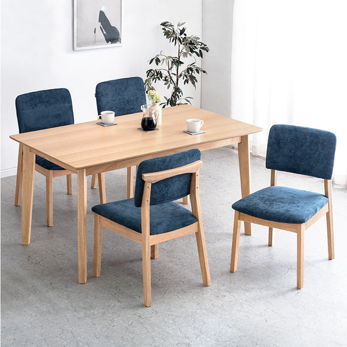 幅135］ダイニングテーブルセット 4人掛け 5点セット 木製 長方形