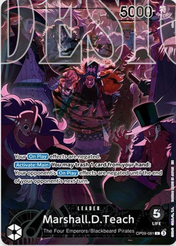 ☆SALE商品☆】《状態A-》マーシャル・D・ティーチ 【英語