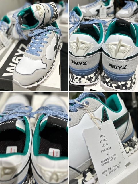 W6YZ - W6YZ ウイズスニーカー /JET-M ホワイト×グリーン | BRYAN