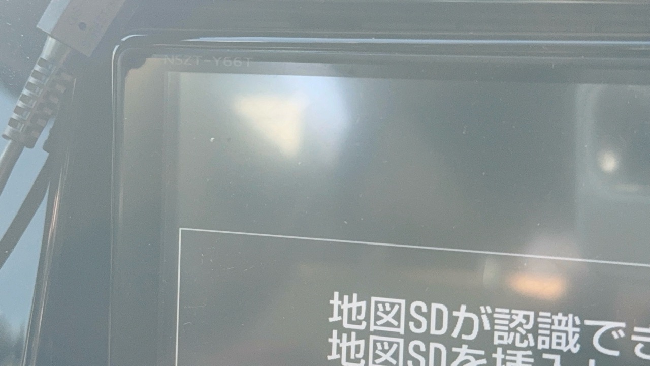トヨタ純正ナビ NSZT-Y66T、地図データが読めませんというトラブル